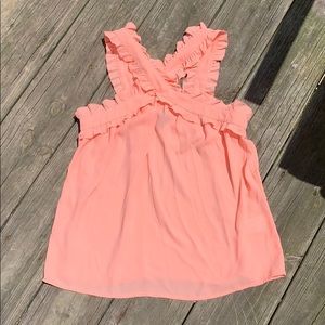 J. Crew Tops - J.Crew size 0 peach top J. Crew Tops - J.Crew size 0 peach top